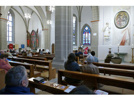 Bonifatiusandacht mit Weihbischof Prof. Dr. Karlheinz Diez in St. Crescentius (Foto: Karl-Franz Thiede)